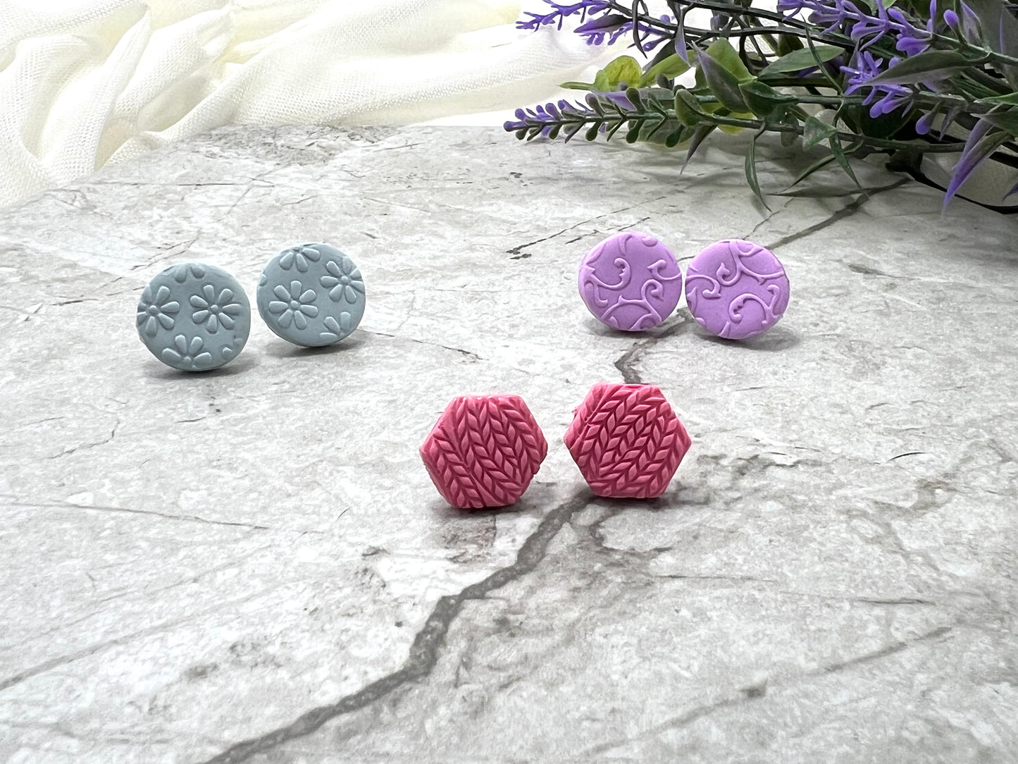 Blue, Purple, Pink Stud Pack