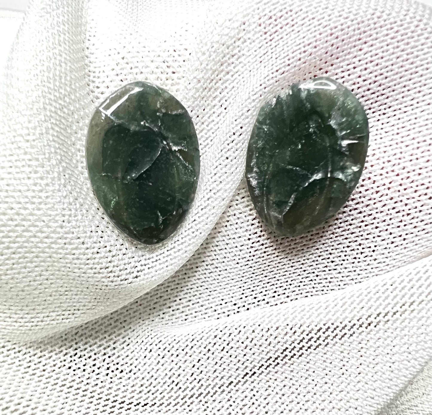 Marble Green Studs