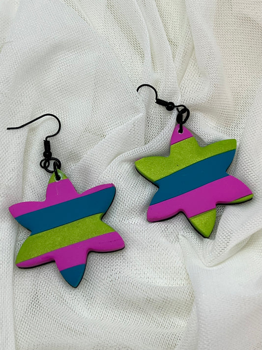 Star Neon Dangles