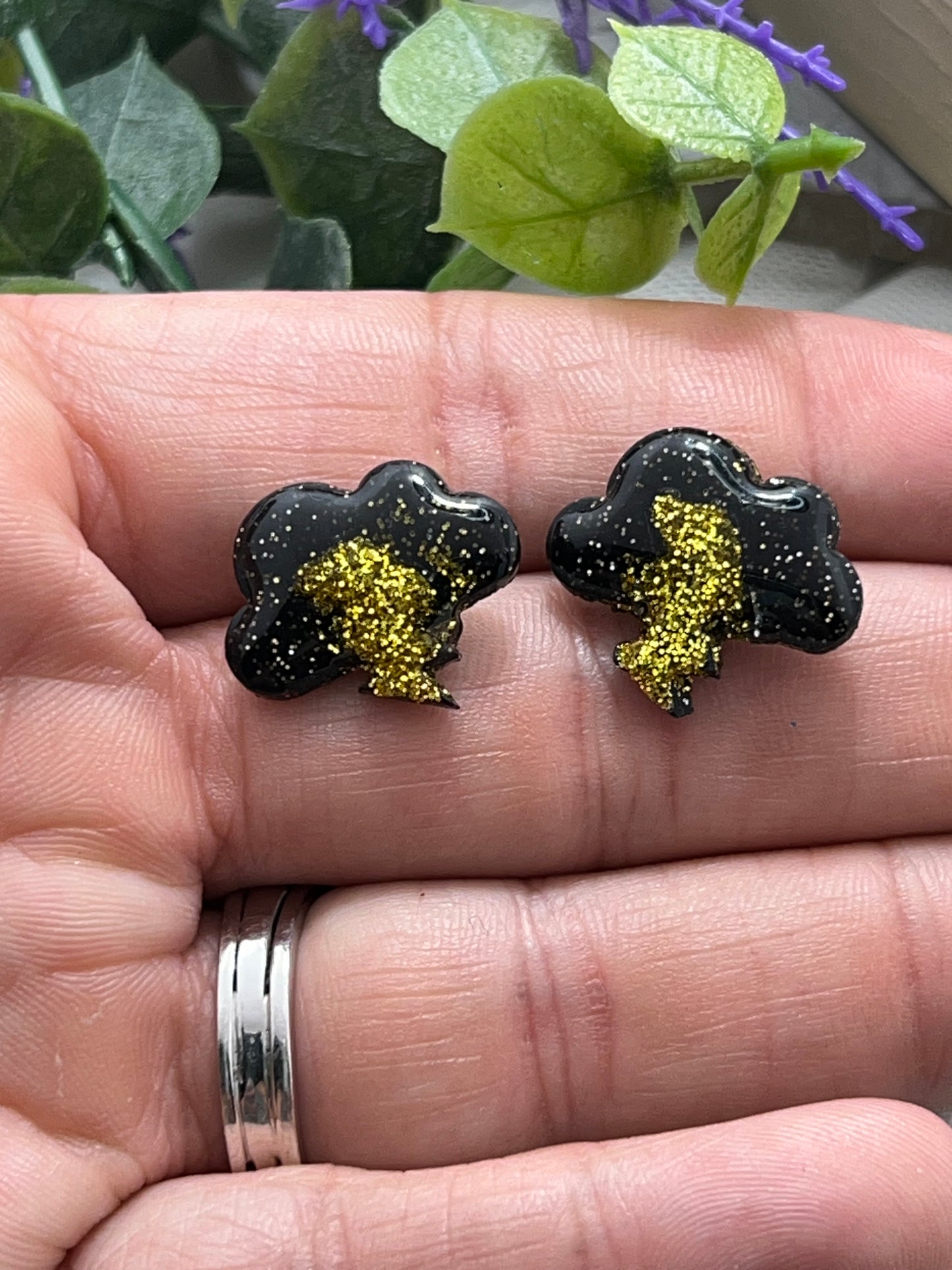 Lightning Cloud Studs