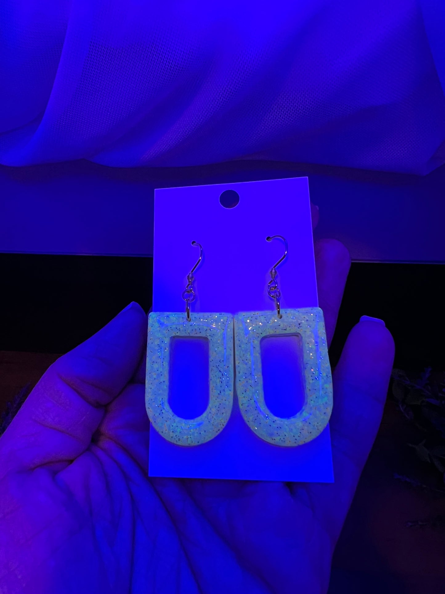 Small Black Light Dangles