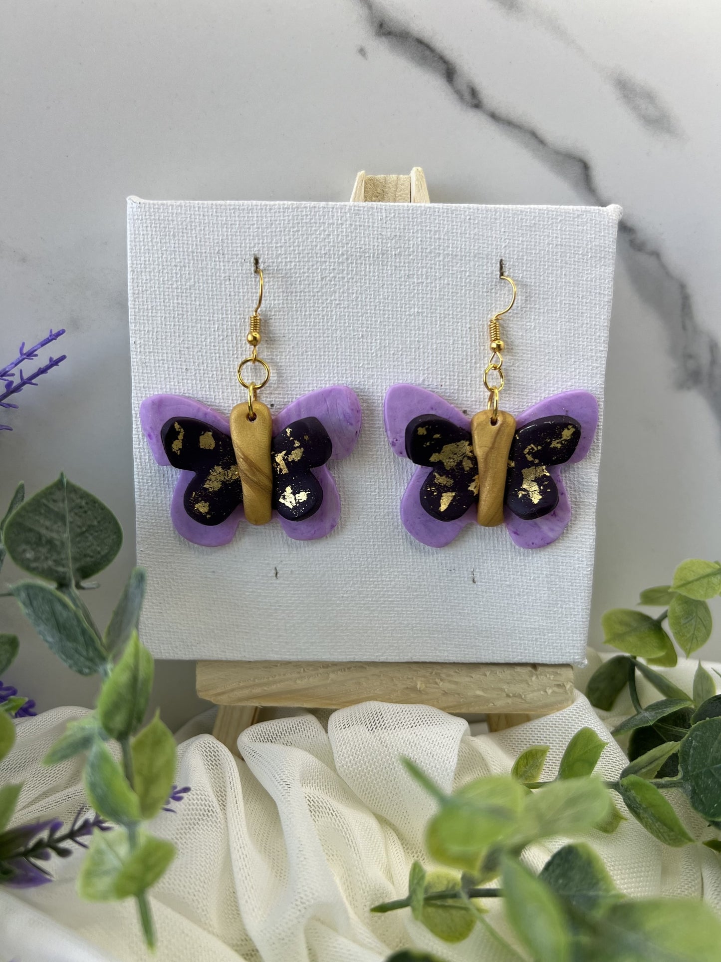 Purple & Gold Butterfly