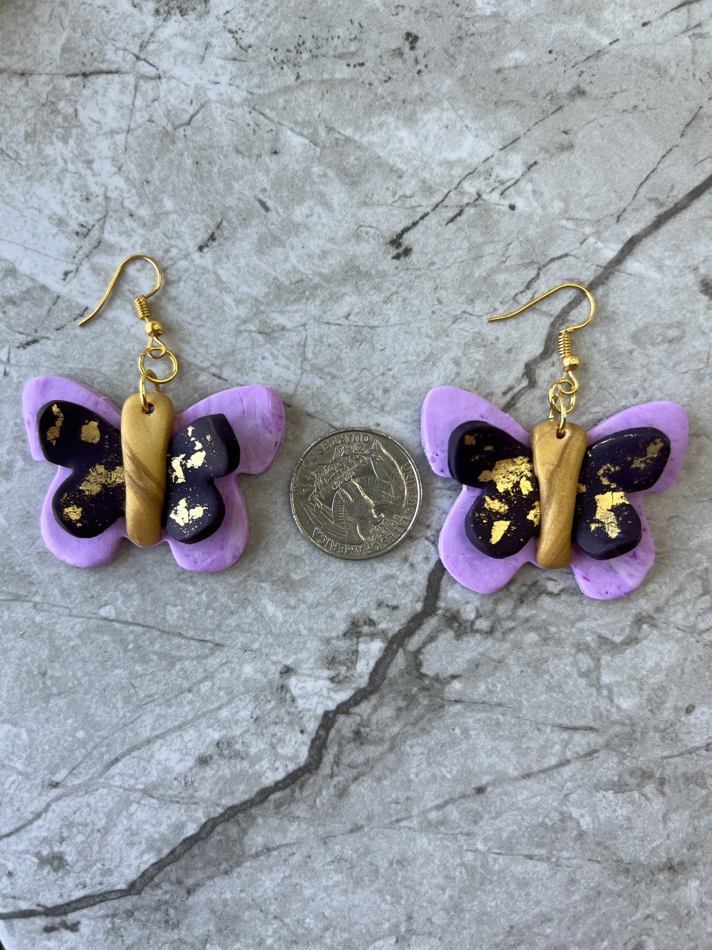 Purple & Gold Butterfly