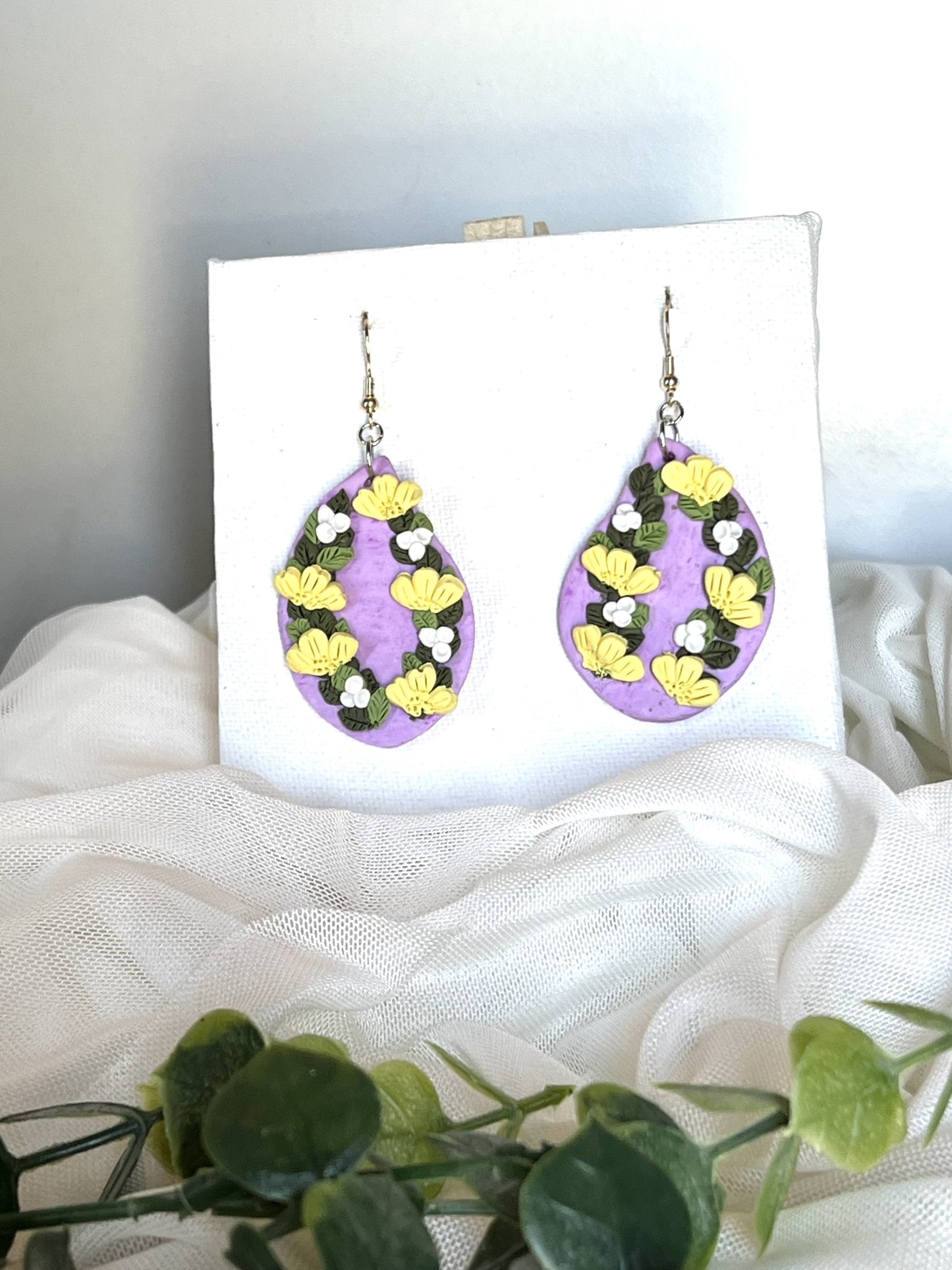 Purple Floral Spring Dangels