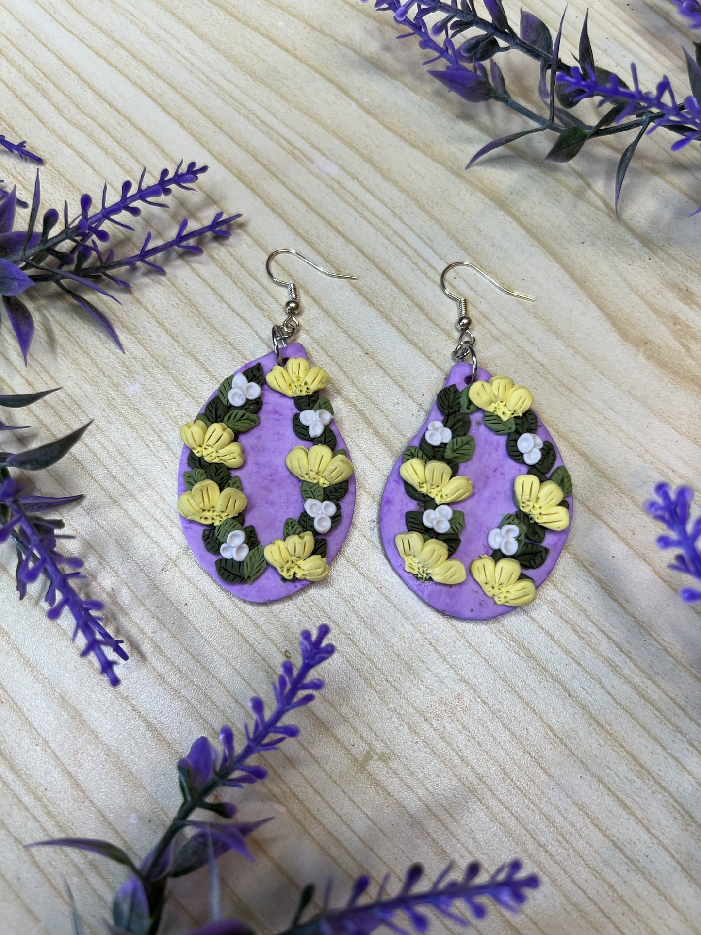 Purple Floral Spring Dangels