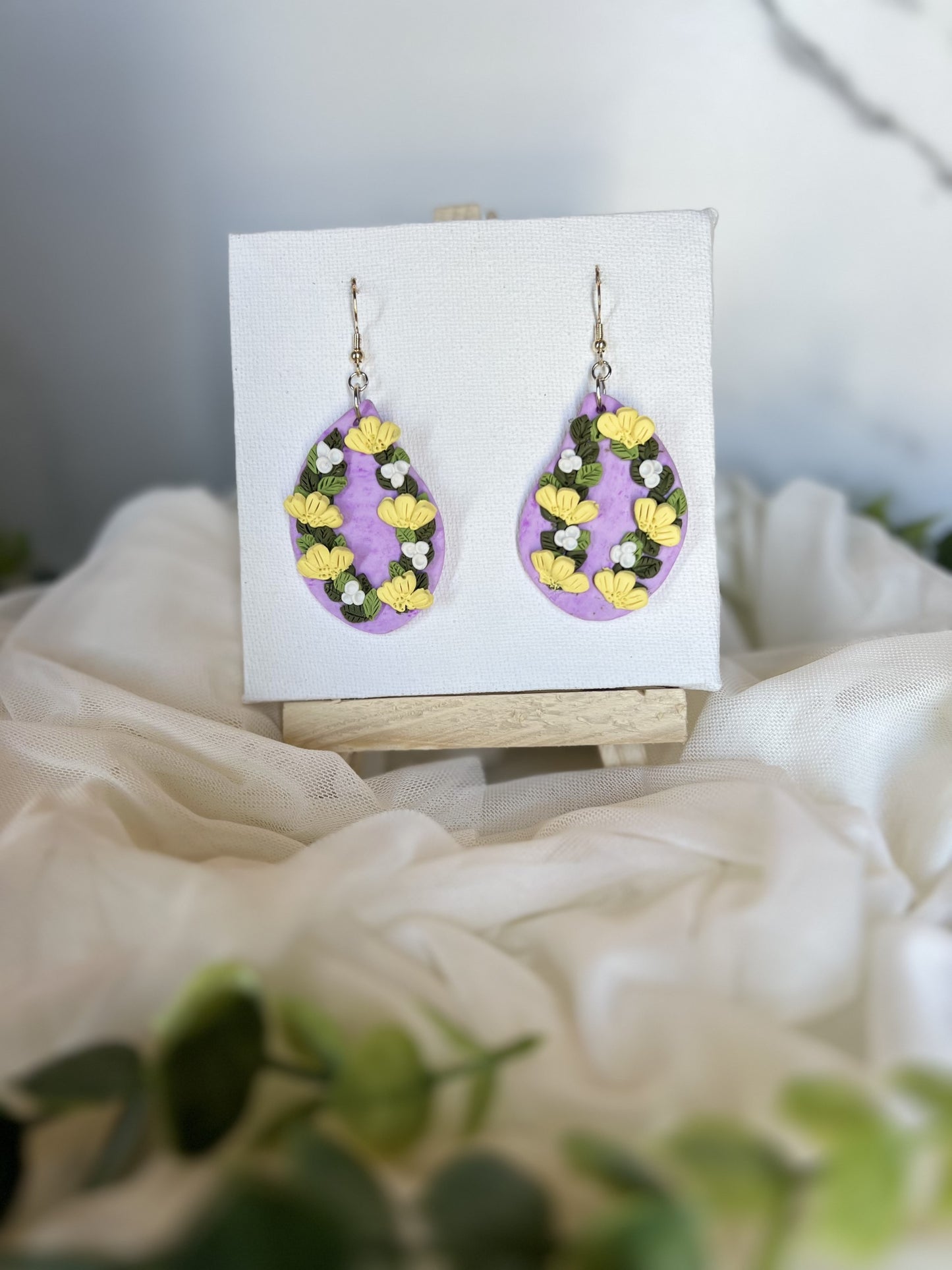 Purple Floral Spring Dangels